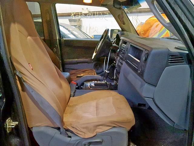 1J8HG48N76C119654 - 2006 JEEP COMMANDER BLACK photo 5