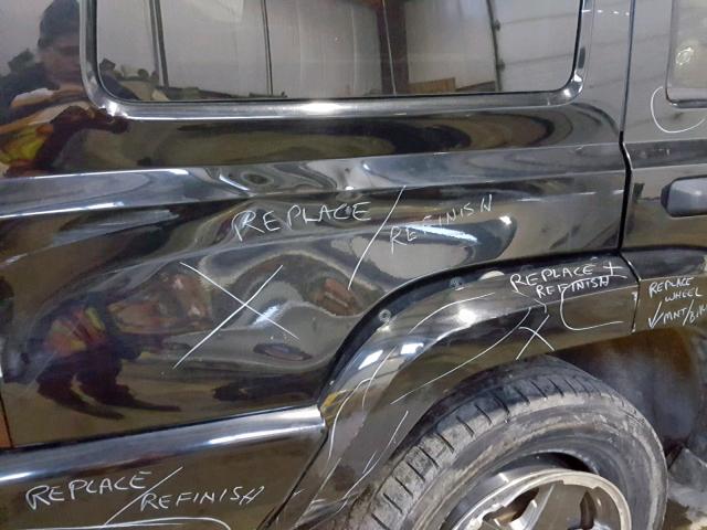 1J8HG48N76C119654 - 2006 JEEP COMMANDER BLACK photo 9