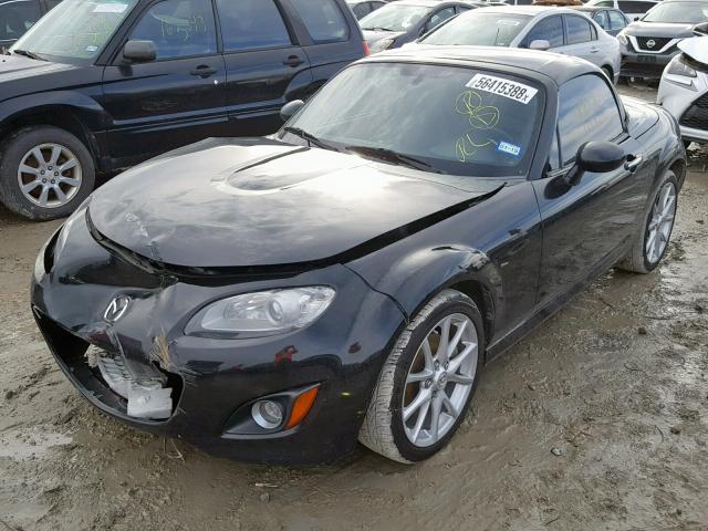 JM1NC2PFXC0226277 - 2012 MAZDA MX-5 MIATA BLACK photo 2