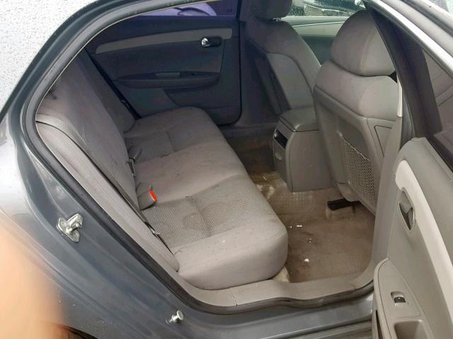 1G1ZG57B39F146015 - 2009 CHEVROLET MALIBU LS ნაცრისფერი ფოტო 6