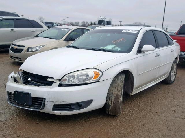 2G1WC5EMXB1182638 - 2011 CHEVROLET IMPALA LTZ WHITE photo 2