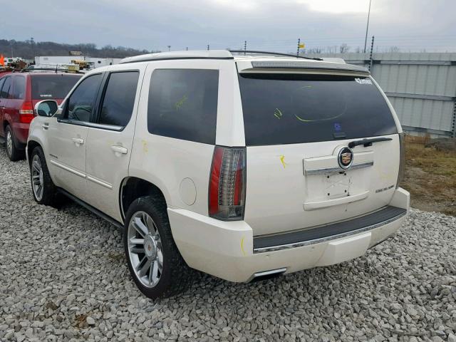 1GYS4CEF2DR179911 - 2013 CADILLAC ESCALADE P WHITE photo 3