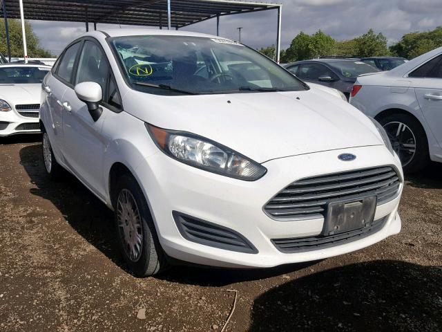 3FADP4AJ4EM106814 - 2014 FORD FIESTA S WHITE photo 1