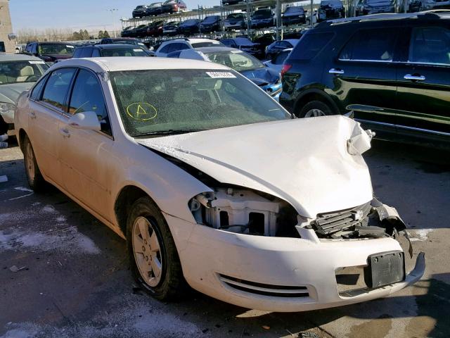 2G1WT55K869186208 - 2006 CHEVROLET IMPALA LT WHITE photo 1