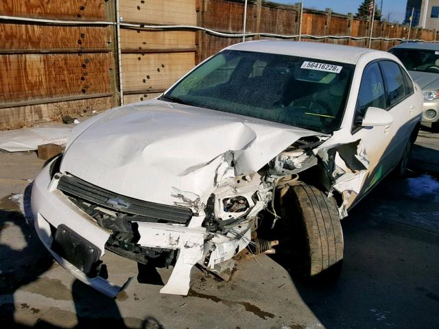 2G1WT55K869186208 - 2006 CHEVROLET IMPALA LT WHITE photo 2