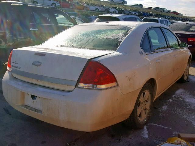 2G1WT55K869186208 - 2006 CHEVROLET IMPALA LT WHITE photo 4