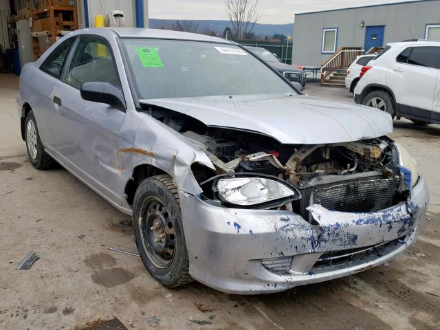 1HGEM22115L058234 - 2005 HONDA CIVIC DX V SILVER photo 1