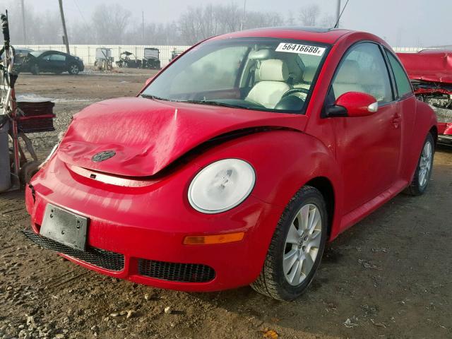 3VWRW3AG7AM021961 - 2010 VOLKSWAGEN NEW BEETLE RED photo 2