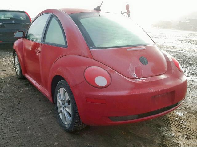 3VWRW3AG7AM021961 - 2010 VOLKSWAGEN NEW BEETLE RED photo 3