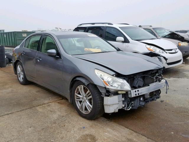 JN1CV6AP4DM715720 - 2013 INFINITI G37 BASE GRAY photo 1