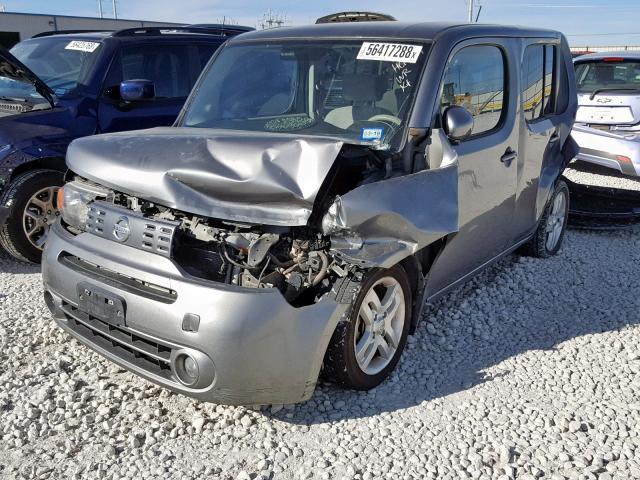 JN8AZ2KR5AT153091 - 2010 NISSAN CUBE BASE GRAY photo 2