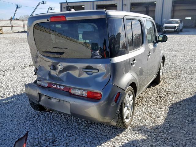 JN8AZ2KR5AT153091 - 2010 NISSAN CUBE BASE GRAY photo 4