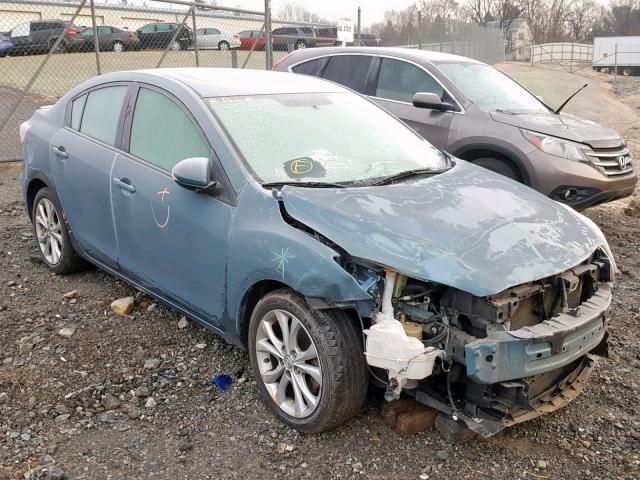 JM1BL1S62A1143275 - 2010 MAZDA 3 S BLUE photo 1