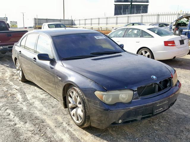 WBAGN63493DS44869 - 2003 BMW 745 LI BLUE photo 1