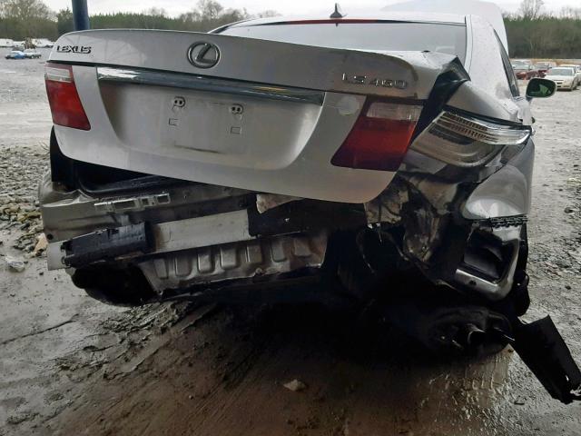 JTHBL46FX75040133 - 2007 LEXUS LS 460 SILVER photo 9