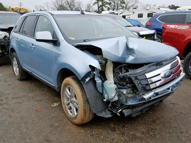 2FMDK38C18BA53310 - 2008 FORD EDGE SEL BLUE photo 1