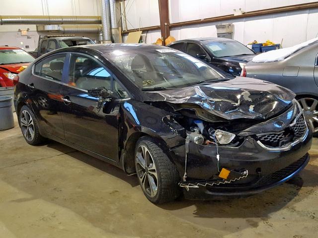 KNAFZ4A81E5150895 - 2014 KIA FORTE EX BLACK photo 1