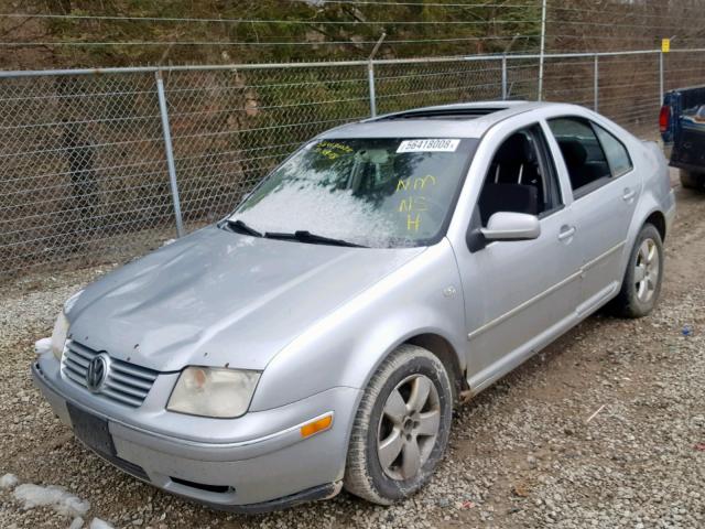 3VWSK69M85M069905 - 2005 VOLKSWAGEN JETTA GLS SILVER photo 2