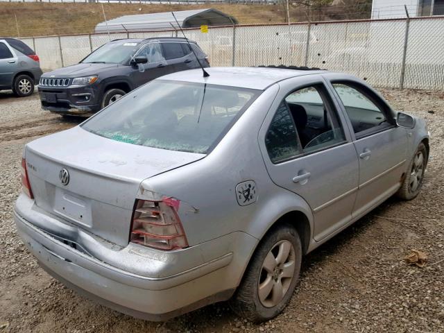 3VWSK69M85M069905 - 2005 VOLKSWAGEN JETTA GLS SILVER photo 4