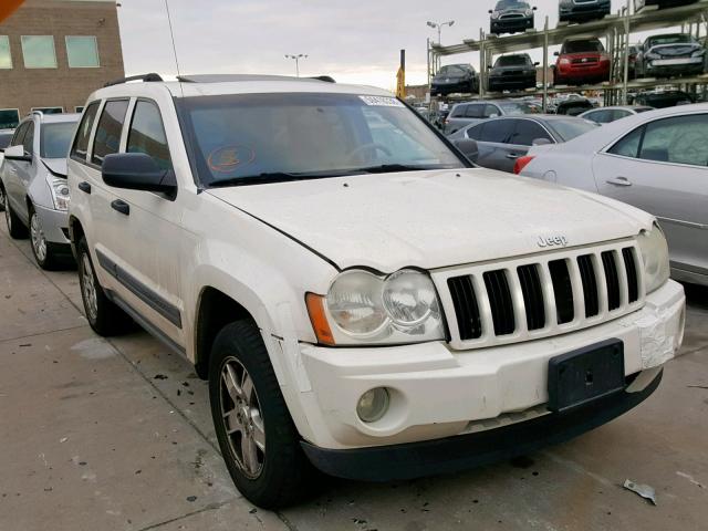 1J8HR48N75C537382 - 2005 JEEP GRAND CHER WHITE photo 1