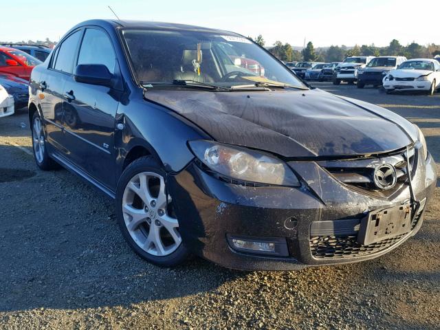 JM1BK324581864259 - 2008 MAZDA 3 S BLACK photo 1