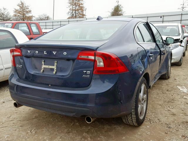 YV1612FH5D2175171 - 2013 VOLVO S60 T5 BLUE photo 4