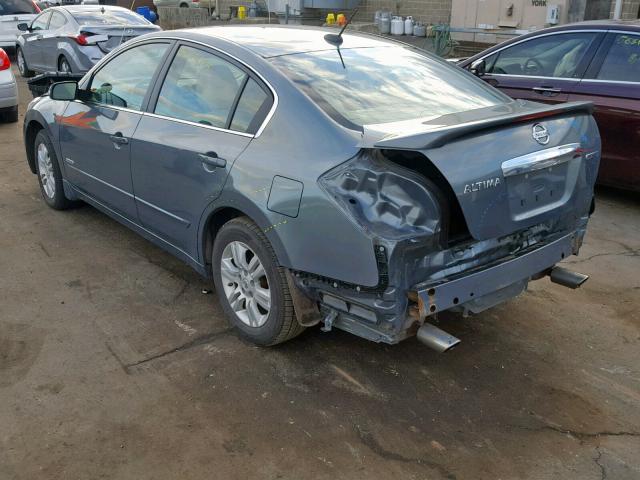 1N4CL2AP3AC189809 - 2010 NISSAN ALTIMA HYB GRAY photo 3