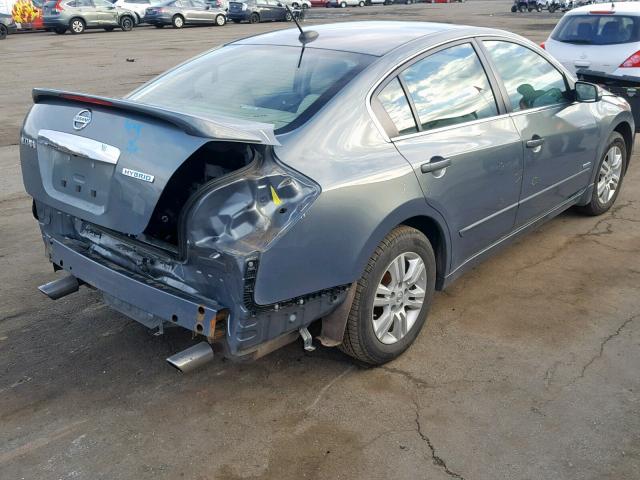 1N4CL2AP3AC189809 - 2010 NISSAN ALTIMA HYB GRAY photo 4