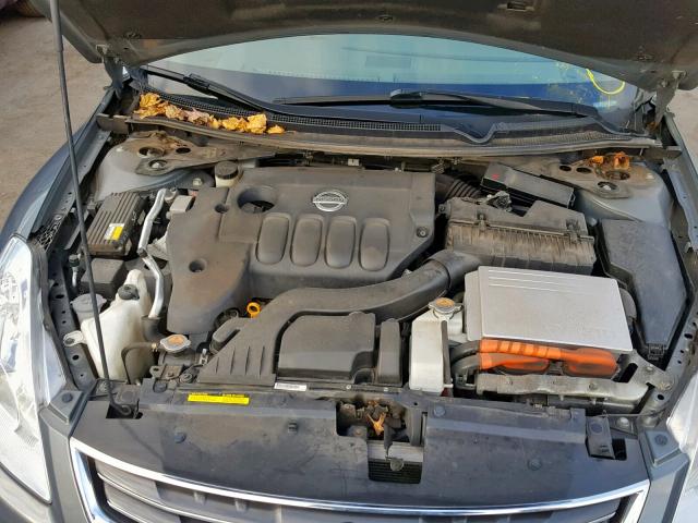 1N4CL2AP3AC189809 - 2010 NISSAN ALTIMA HYB GRAY photo 7