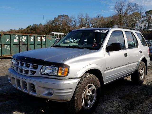 4S2CK58W8Y4329003 - 2000 ISUZU RODEO S SILVER photo 2