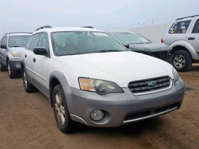 4S4BP61C457301655 - 2005 SUBARU LEGACY OUT WHITE photo 1