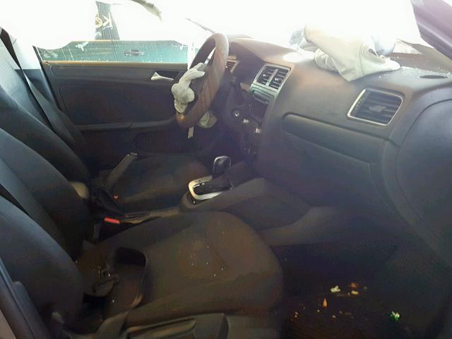 3VW2K7AJ5EM274444 - 2014 VOLKSWAGEN JETTA BASE 灰色 照片 5