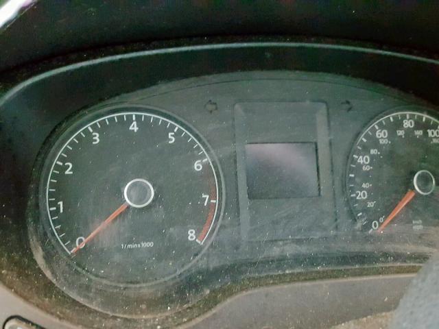 3VW2K7AJ5EM274444 - 2014 VOLKSWAGEN JETTA BASE 灰色 照片 8