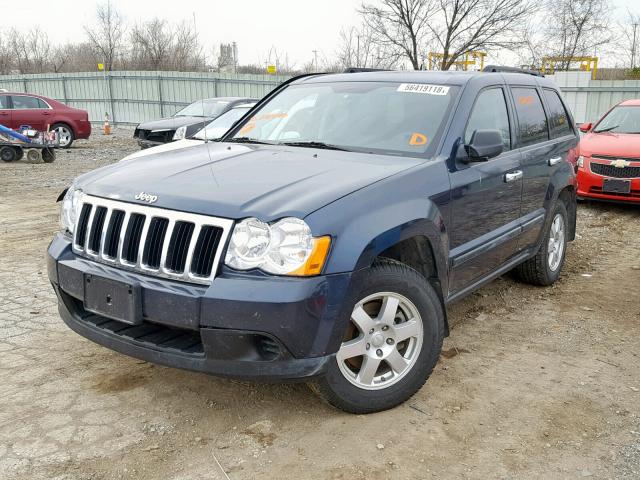 1J8GR48K88C242040 - 2008 JEEP GRAND CHER BLUE photo 2