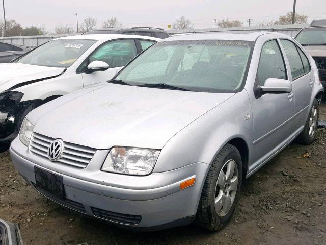 3VWSP69M33M182434 - 2003 VOLKSWAGEN JETTA GLS SILVER photo 2