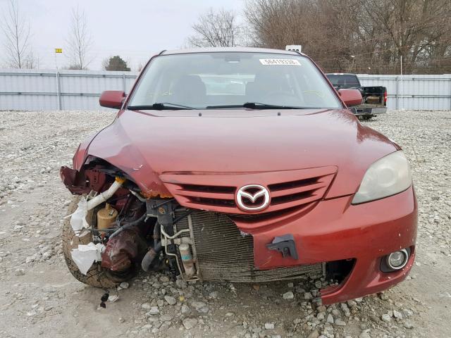 JM1BK143961497131 - 2006 MAZDA 3 HATCHBAC RED photo 9