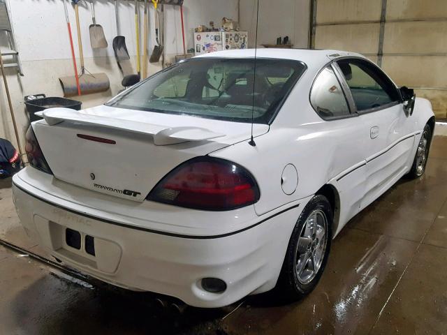 1G2NV12E72C301215 - 2002 PONTIAC GRAND AM G WHITE photo 4