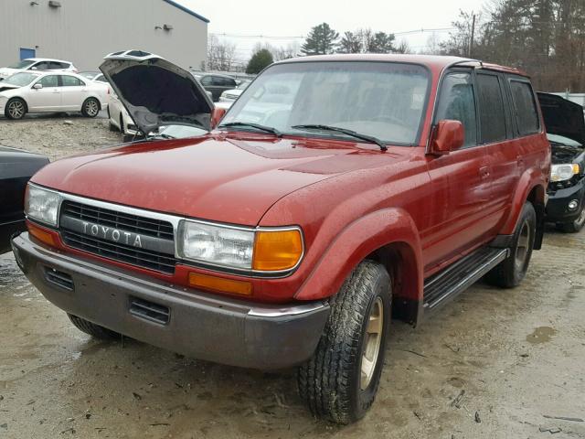 JT3DJ81W3R0085806 - 1994 TOYOTA LAND CRUIS RED photo 2