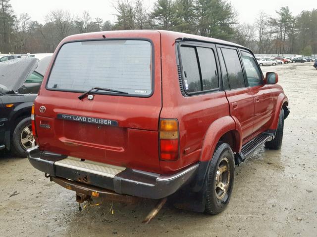 JT3DJ81W3R0085806 - 1994 TOYOTA LAND CRUIS RED photo 4