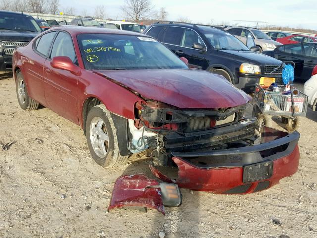 2G2WP522641348756 - 2004 PONTIAC GRAND PRIX MAROON photo 1