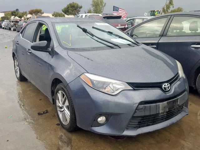 5YFBPRHEXEP069266 - 2014 TOYOTA COROLLA EC BLUE photo 1