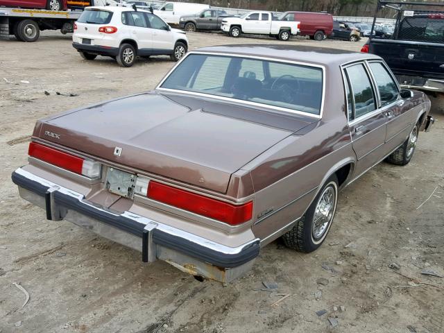 1G4AP69Y9EH825714 - 1984 BUICK LESABRE LI BROWN photo 4