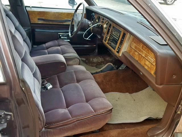 1G4AP69Y9EH825714 - 1984 BUICK LESABRE LI BROWN photo 5