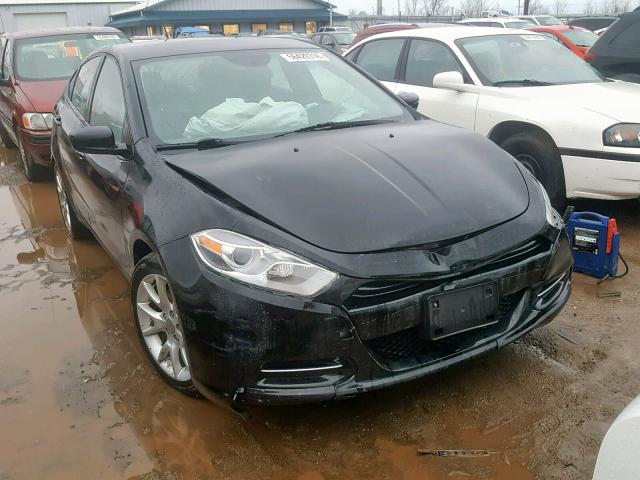 1C3CDFBH8DD111048 - 2013 DODGE DART SXT BLACK photo 1