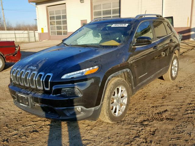 1C4PJLCB2FW516327 - 2015 JEEP CHEROKEE L BLACK photo 2