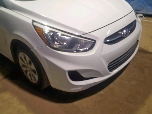 KMHCT4AE4HU240481 - 2017 HYUNDAI ACCENT SE WHITE photo 9