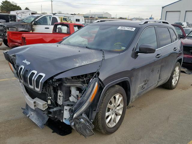 1C4PJMDS6EW282888 - 2014 JEEP CHEROKEE L BROWN photo 2