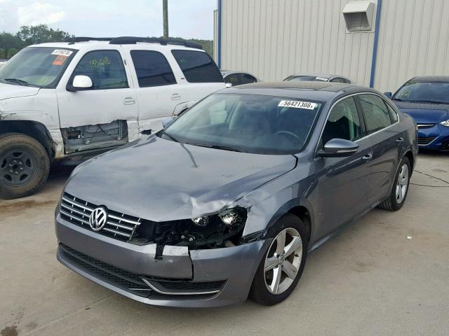 1VWBN7A32CC089386 - 2012 VOLKSWAGEN PASSAT SE GRAY photo 2