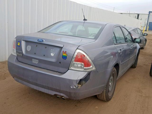 3FAHP06Z57R212638 - 2007 FORD FUSION S SILVER photo 4