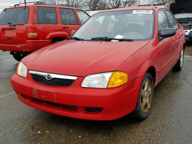JM1BJ2215X0185812 - 1999 MAZDA PROTEGE ES 红色 照片 2